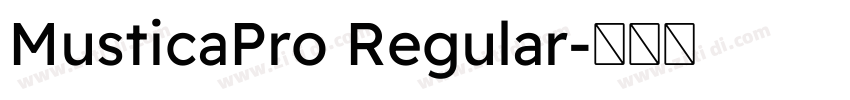 MusticaPro Regular字体转换